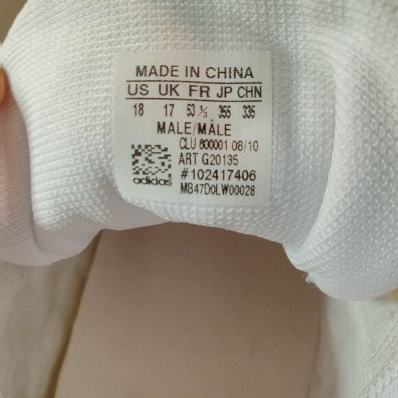 Addias  Yellow and Black Stripe Low Top Sneakers SZ. 18 - Picture 4 of 11